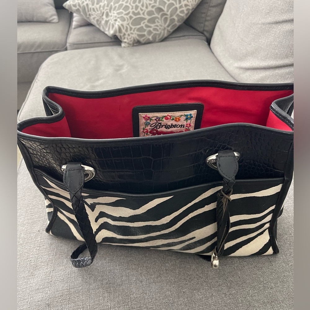 Brighton Zebra Tote Bag